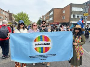 Inclusive Exeter Team at Exeter Pride 2026