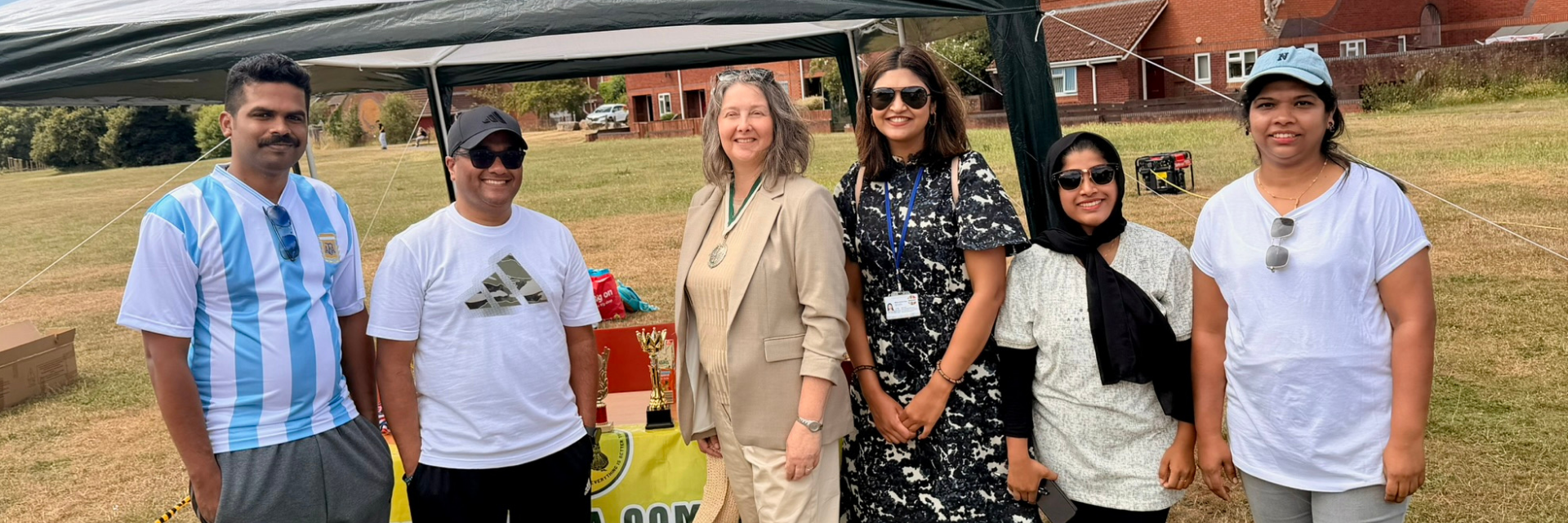 Inclusive Exeter and EKC Team with Councillor Lucy Haigh, Deputy Lord Mayor of Exeter,